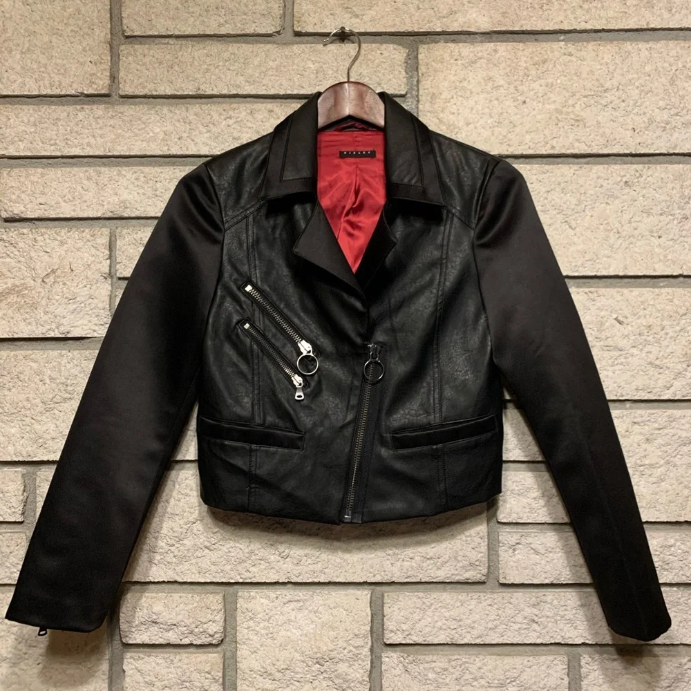 Sisley Faux Leather Jacket - Picture 2 of 4